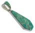 Turquoise Southwest Reversible Silver Pendant EX44470