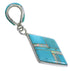 Turquoise Opal Inlay Sterling Silver Pendant EX44332