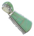 Sterling Silver And Turquoise Southwest Pendant EX44362