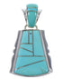 Turquoise Southwest Sterling Silver Pendant EX44370