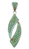 Southwestern Turquoise Silver Jewelry Pendant AX48862