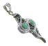 Turquoise Silver Snake Pendant AX48937