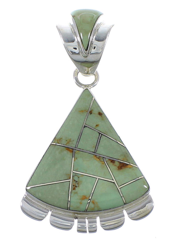 Sterling Silver Turquoise Southwest Pendant AX48945