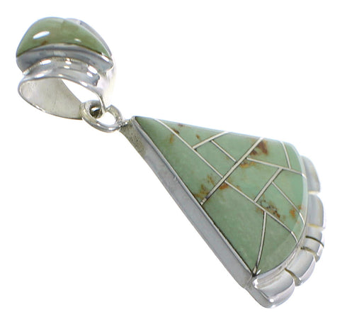 Sterling Silver Turquoise Southwest Pendant AX48945