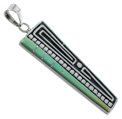 Turquoise Sterling Silver Southwestern Pendant AX48986