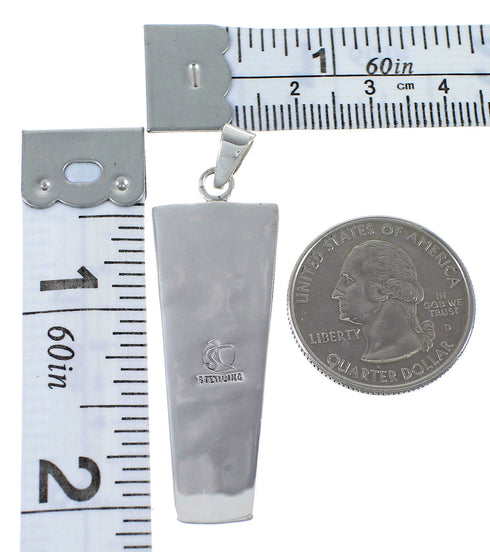 Turquoise Sterling Silver Southwestern Pendant AX48986