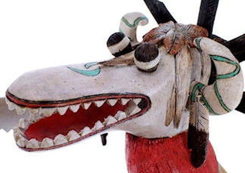 Hopi Ogre Or Nataska Kachina Doll Carving Lauren Honyouti KS1102