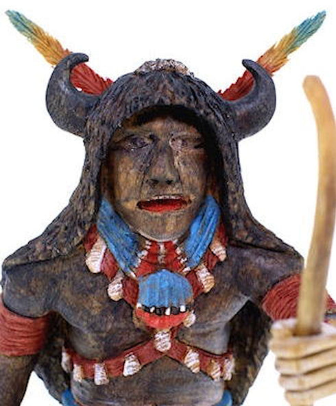 Hopi Buffalo Kachina Doll By Artist Keith Torres KS41825