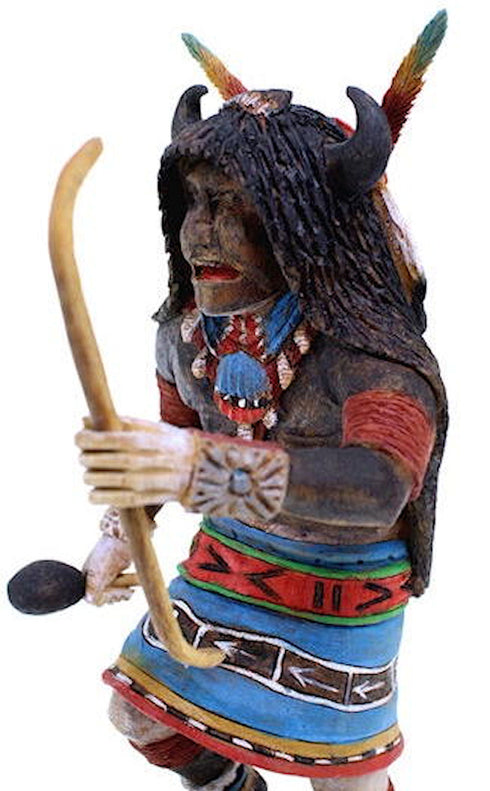 Hopi Buffalo Kachina Doll By Artist Keith Torres KS41825