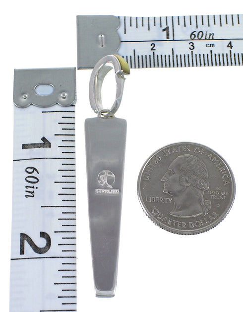 Sterling Silver Multicolor Inlay Southwest Pendant CX46232