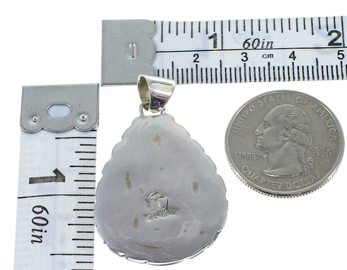 Sterling Silver And Turquoise Jewelry Pendant CX46260