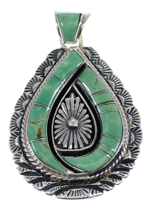 Turquoise Sterling Silver Pendant Jewelry CX46264
