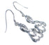 Genuine Sterling Silver Hook Dangle Earrings AS50048