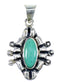 Turquoise And Sterling Silver Southwest Pendant CX46044