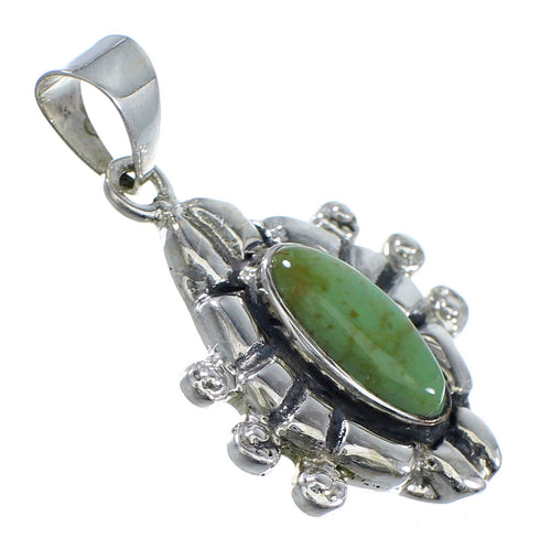 Turquoise Silver Southwest Pendant CX46045