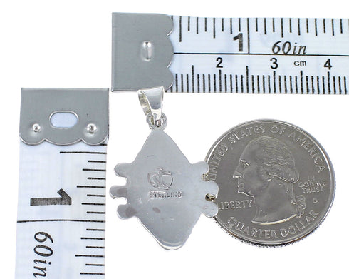 Turquoise Silver Southwest Pendant CX46045