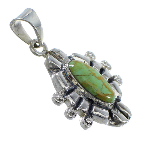 Turquoise Jewelry Southwest Silver Pendant CX46056