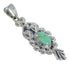 Turquoise And Silver Southwest Jewelry Pendant CX46071