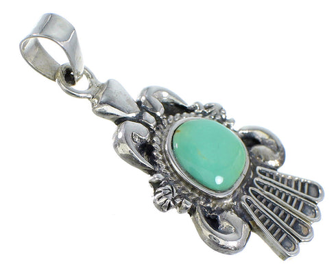 Turquoise Southwestern Silver Jewelry Pendant CX46089