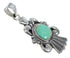 Turquoise Southwestern Silver Jewelry Pendant CX46089