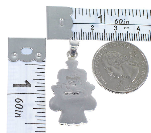 Turquoise Southwestern Silver Jewelry Pendant CX46089