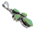 Turquoise And Silver Southwest Jewelry Pendant CX46099