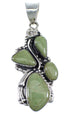 Turquoise And Silver Southwest Jewelry Pendant CX46104