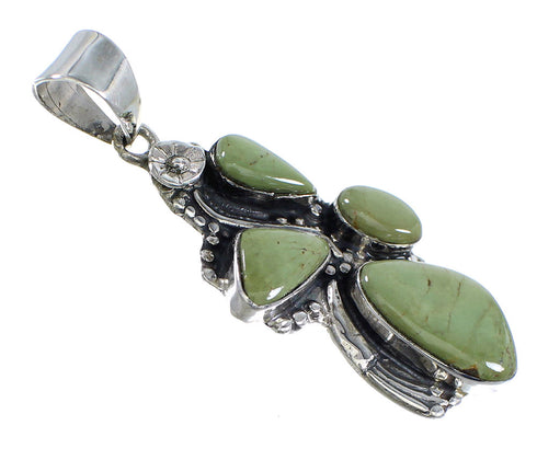 Turquoise And Silver Southwest Jewelry Pendant CX46104