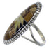 Southwest Sterling Silver Multicolor Jewelry Ring Size 5-3/4 YS59165