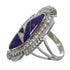 Magenta Turquoise Opal Southwest Silver Ring Size 5-1/4 TX45896