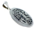 George Phillips Hopi Kachina Figure Water Wave Silver Pendant EX49124