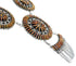 Oyster Shell Needle Point Silver Link Necklace Earrings Set EX47285
