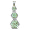 Turquoise Southwest Inlay Genuine Sterling Silver Pendant CX47234