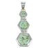 Turquoise Southwest Inlay Genuine Sterling Silver Pendant CX47234