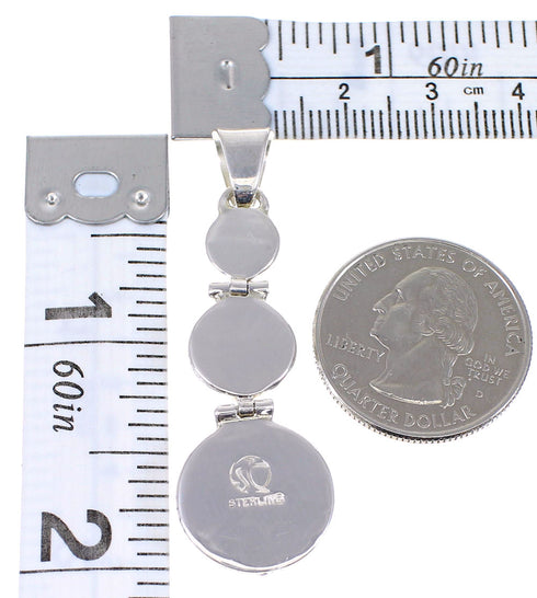 Turquoise And Opal Silver Southwest Pendant Jewelry CX47305