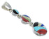 Southwest Genuine Sterling Silver Multicolor Pendant CX47330