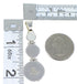 Southwest Genuine Sterling Silver Multicolor Pendant CX47330