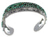 Water Waves High Quality Silver Turquoise Cuff Bracelet CX47611