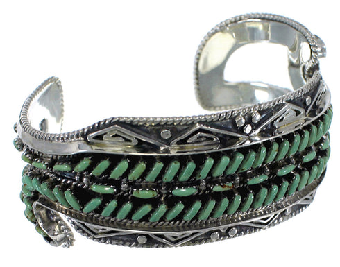 Turquoise Water Waves Silver High Quality Cuff Bracelet CX47616