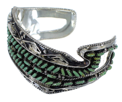 Turquoise Water Waves Silver High Quality Cuff Bracelet CX47616