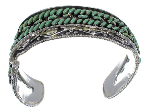 Turquoise Water Waves Silver High Quality Cuff Bracelet CX47616