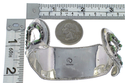 Turquoise Water Waves Silver High Quality Cuff Bracelet CX47616