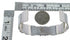 Southwest Authentic Sterling Silver Multicolor Heavy Cuff Bracelet VX60635