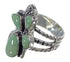 Southwest Genuine Sterling Silver Turquoise Ring Size 4-3/4 CX49810