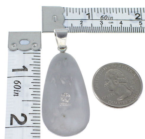 Sterling Silver Turquoise Pendant AX47894