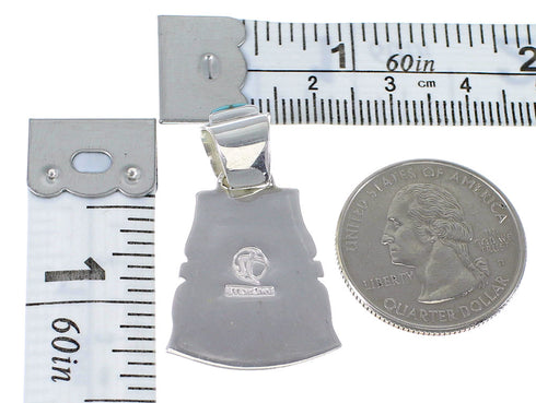 Authentic Sterling Silver Turquoise Pendant AX47967