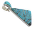 Turquoise Genuine Sterling Silver Jewelry Pendant AX48038