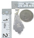 Southwest Jewelry Turquoise Inlay Silver Pendant AX48267