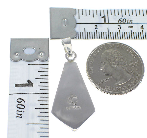 Turquoise And Genuine Sterling Silver Pendant AX48342