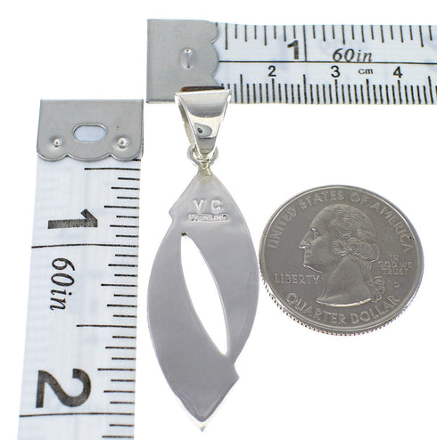 Multicolor Tiger Eye Inlay Jewelry Pendant AX48375